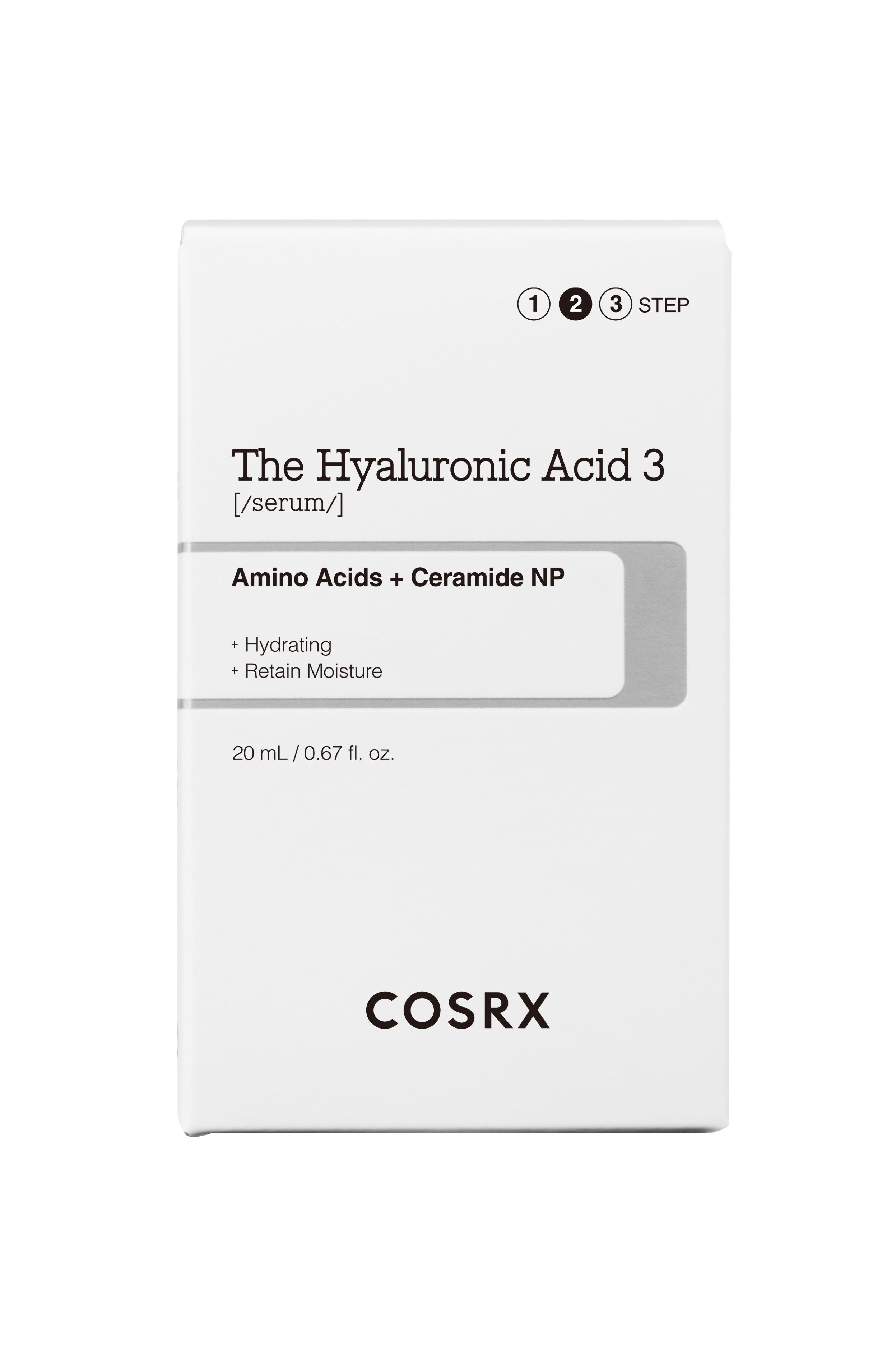 COSRX - The Hyaluronic Acid 3 Serum, 20ml